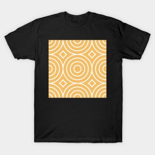 Pumpkin Orange Circle Pattern T-Shirt